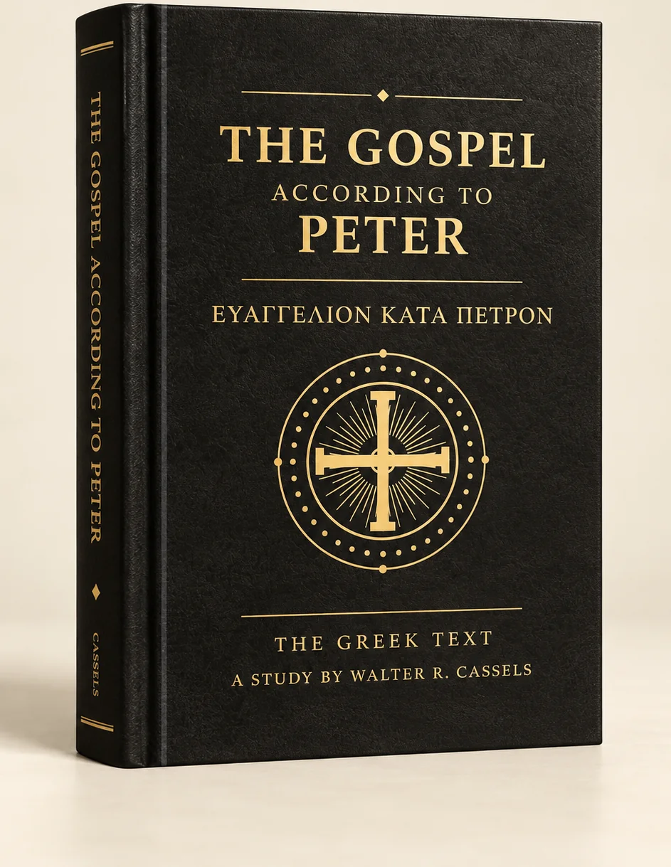The Gospel According to Peter hardcover - black cloth with gold foil